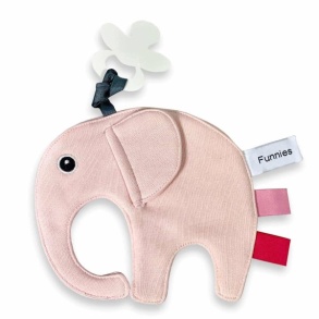 Speenknuffel olifant roze