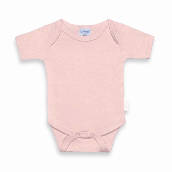 Romper met naam roze